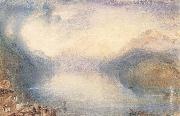 J.M.W. Turner The Bay of Uri from above Brunnen Spain oil painting artist